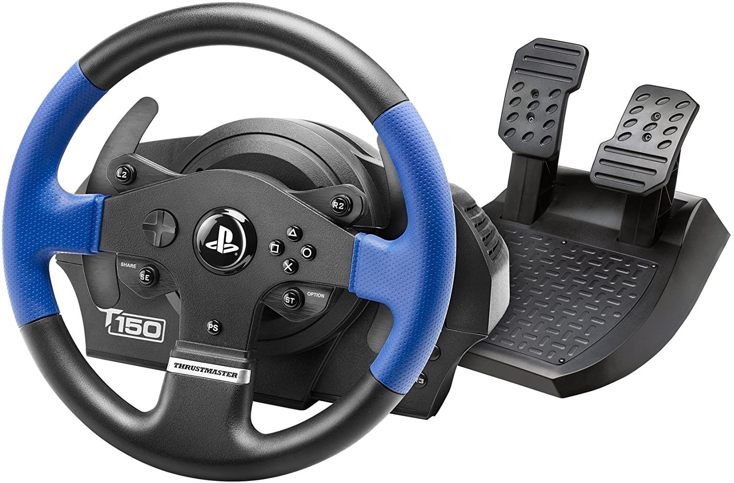 THRUSTMASTER Controller volante Thrustmaster Wheel T150 RS per PC, PS3/4 (licenza ufficiale Sony)